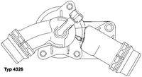 BorgWarner (Wahler) 432697D Thermostat, Kühlmittel