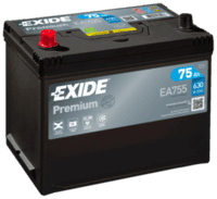 EXIDE EA755 Starterbatterie