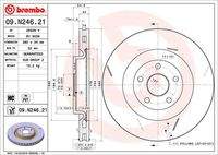 BREMBO 09N24621 Bremsscheibe