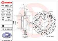 BREMBO 09889021 Bremsscheibe