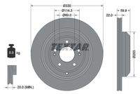 TEXTAR 92314905 Bremsscheibe