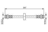 BOSCH 1987476092 Bremsschlauch