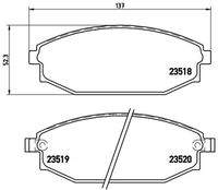 BREMBO P54027 Bremsbelagsatz, Scheibenbremse