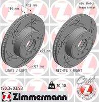 ZIMMERMANN 150340353 Bremsscheibe