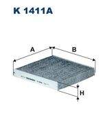 FILTRON K1411A Filter, Innenraumluft