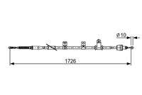 BOSCH 1987482618 Seilzug, Feststellbremse