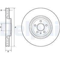 DELPHI BG9171C Bremsscheibe