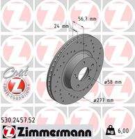 ZIMMERMANN 530245752 Bremsscheibe