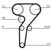 CONTINENTAL CTAM CT880 Zahnriemen