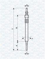 MAGNETI MARELLI 062900061304 Glühkerze