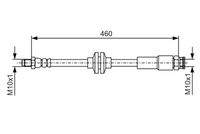 BOSCH 1987481543 Bremsschlauch
