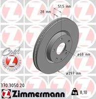 ZIMMERMANN 370305020 Bremsscheibe