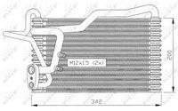 NRF 36036 Verdampfer, Klimaanlage