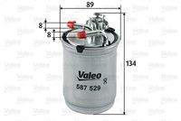 VALEO 587529 Kraftstofffilter