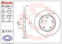 BREMBO 08C53911 Bremsscheibe