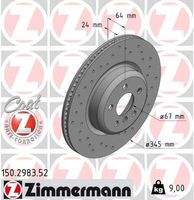 ZIMMERMANN 150298352 Bremsscheibe