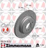 ZIMMERMANN 150341052 Bremsscheibe