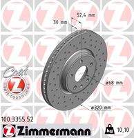 ZIMMERMANN 100335552 Bremsscheibe