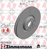 ZIMMERMANN 150291820 Bremsscheibe