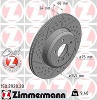ZIMMERMANN 150292020 Bremsscheibe