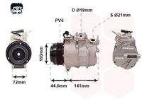 VAN WEZEL 1801K719 Kompressor, Klimaanlage