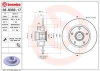 BREMBO 08B36917 Bremsscheibe