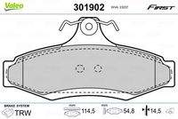 VALEO 301902 Bremsbelagsatz, Scheibenbremse