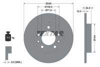 TEXTAR 92269103 Bremsscheibe