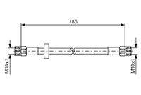 BOSCH 1987476216 Bremsschlauch