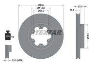 TEXTAR 93240600 Bremsscheibe