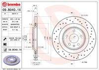 BREMBO 09B0401X Bremsscheibe