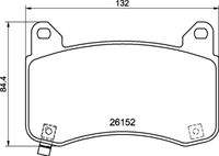 BREMBO P09029 Bremsbelagsatz, Scheibenbremse