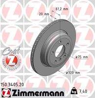 ZIMMERMANN 150340520 Bremsscheibe