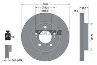 TEXTAR 92332803 Bremsscheibe