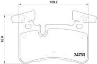 BREMBO P50110 Bremsbelagsatz, Scheibenbremse