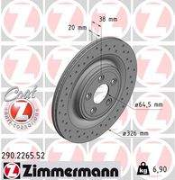 ZIMMERMANN 290226552 Bremsscheibe
