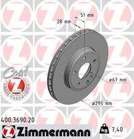 ZIMMERMANN 400369020 Bremsscheibe