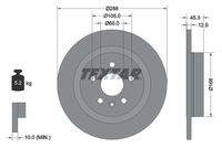 TEXTAR 92275203 Bremsscheibe