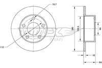 TOMEX Brakes TX7002 Bremsscheibe