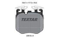 TEXTAR 2261801 Bremsbelagsatz, Scheibenbremse