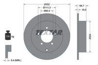 TEXTAR 92167003 Bremsscheibe