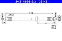 ATE 24514803193 Bremsschlauch