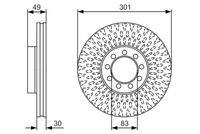 BOSCH 0986479A23 Bremsscheibe