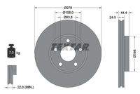 TEXTAR 92124803 Bremsscheibe