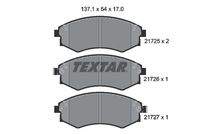 TEXTAR 2172501 Bremsbelagsatz, Scheibenbremse