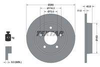 TEXTAR 92130500 Bremsscheibe