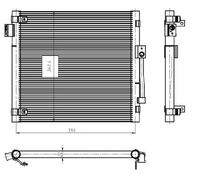 NRF 350447 Kondensator, Klimaanlage