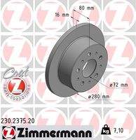 ZIMMERMANN 230237520 Bremsscheibe