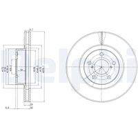 DELPHI BG2827C Bremsscheibe