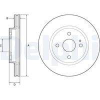 DELPHI BG4942C Bremsscheibe